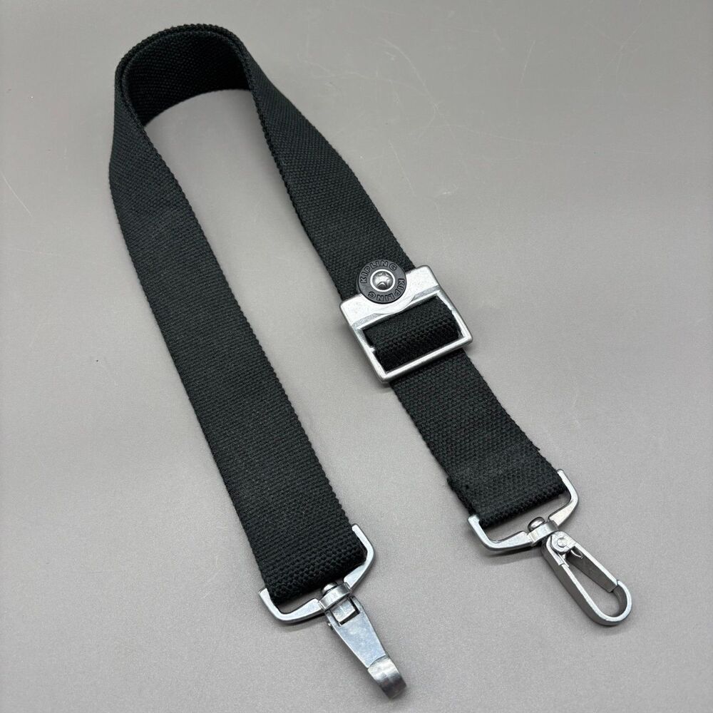 Kipling Replacement Adjustable Shoulder Bag Strap Black 1.5" Webbing 26 - 47"